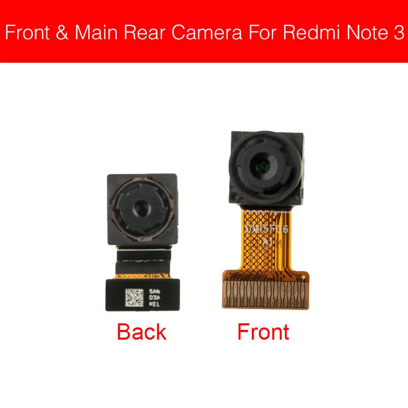 Модуль задней и камеры для Xiaomi Redmi Hongmi Red Rice Note 3 4 4X Pro малая большая Основная камера