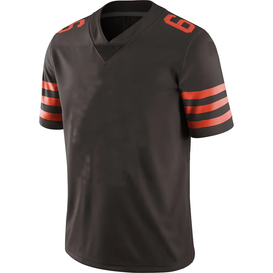 

New American Football Jerseys Men Cleveland Jersey Myles Garrett Nick CHubb Baker Mayfield Odell Beckham Jr Jarvis Landry Shirt