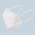 Белые Черные защитные маски для взрослых, однотонная 3D дышащая маска для рта, регулируемые маски с фильтром для носа, украшение Вечерние