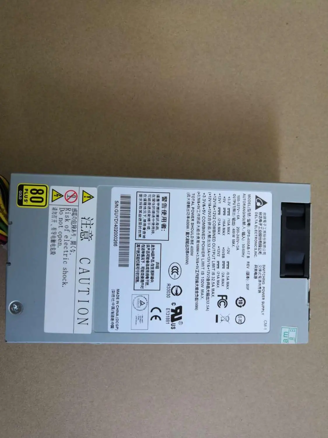 For Delta Power 400W 80 Gold Small DPS-400AB-17B REV S0F | Компьютеры и офис