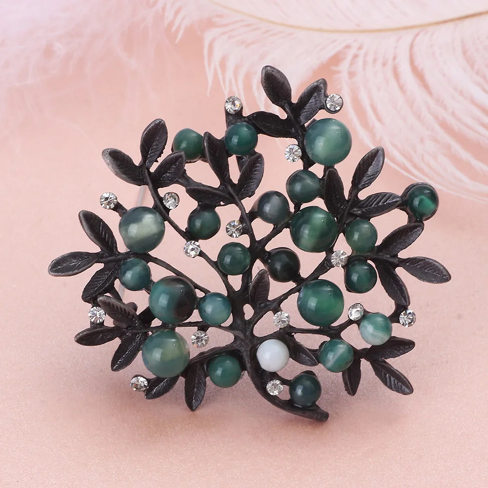 Женская Брошь с бусинами и искусственным жемчугом в винтажном стиле|large brooches|scarf