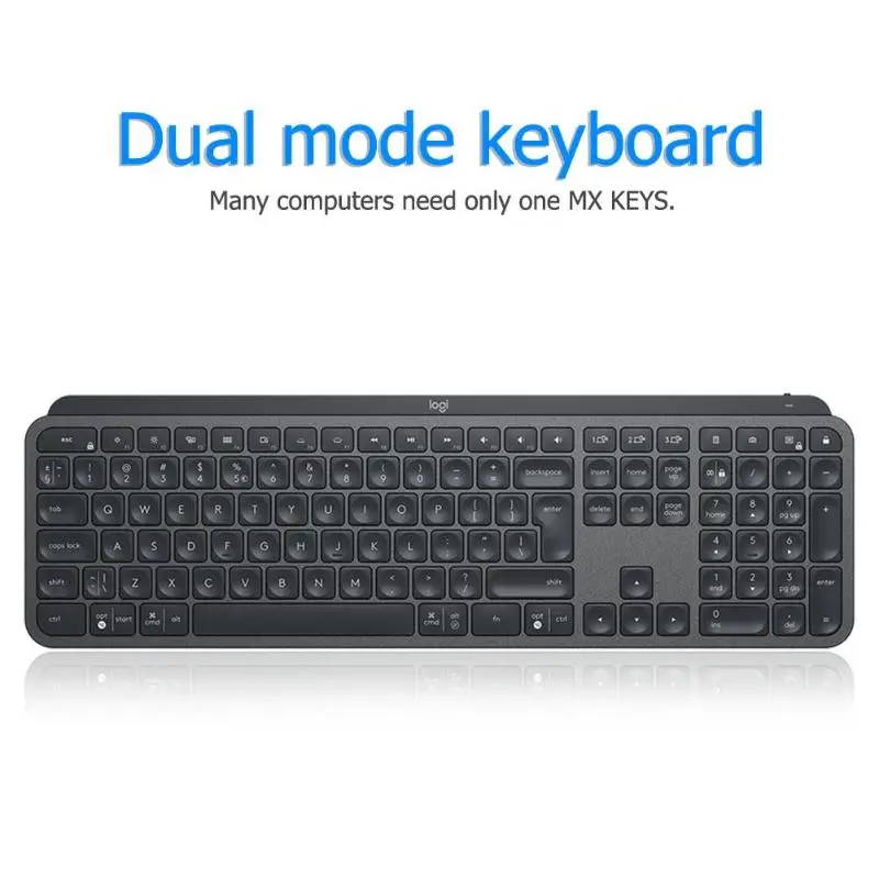 Logitech MX ключи 2 4 ГГц Bluetooth двойной режим Подсветка Перезаряжаемые простой