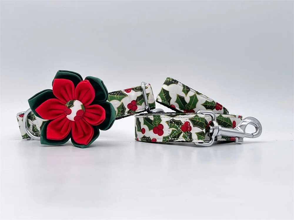 Рождественский галстук-бабочка для собаки металлическая пряжка большой и