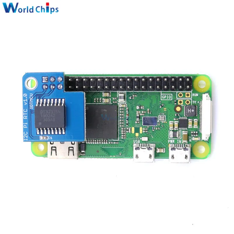 Часы в режиме реального времени I2C Pi RTC DS3231 3 В для Raspberry Pi|Интегральные схемы| |