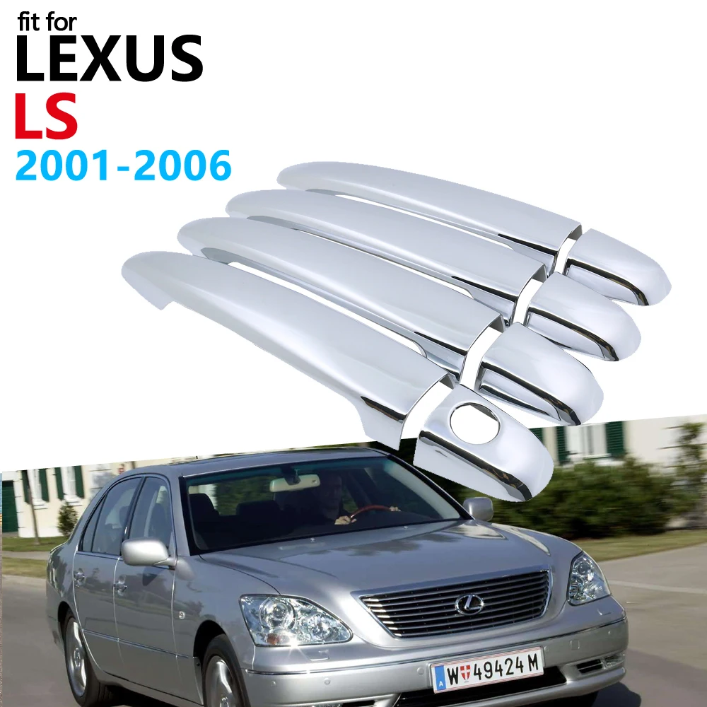 Роскошная хромированная внешняя ручка накладка набор для Lexus LS XF30 430 2001 ~ 2006