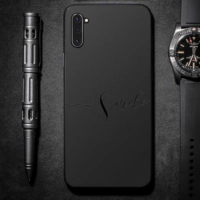 

Love Heart Letter Phone Case For Samsung galaxy S A note 6 7 8 9 10 20 31 40 50 51 71 edge plus 5G mobile bags