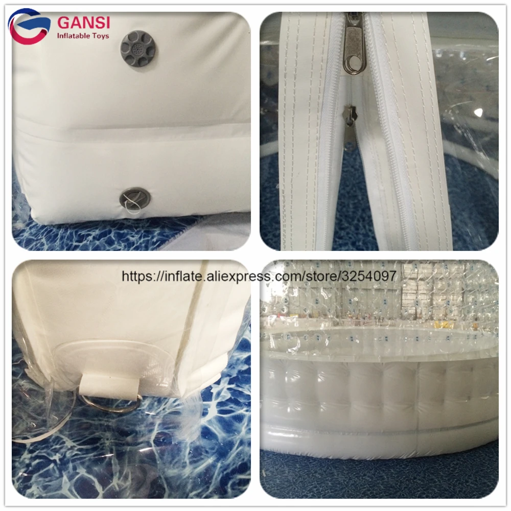 Бесплатная доставка надувная купольная палатка 3 м диаметром Высококачественная