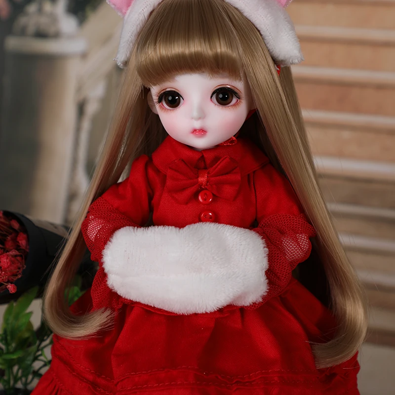 Полный комплект 1/6 BJD кукла милая Miu для со стеклянными глазами Девочка День