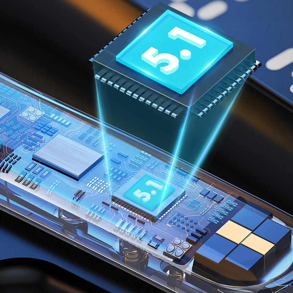 Беспроводные Bluetooth наушники Lenovo QT81 стереозвуковая гарнитура с сенсорной кнопкой