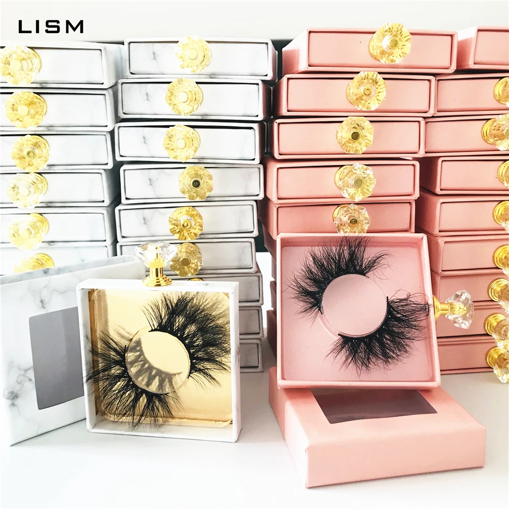 100 шт. в коробке оптовая продажа футляр для мраморных ресниц искусственные 3d