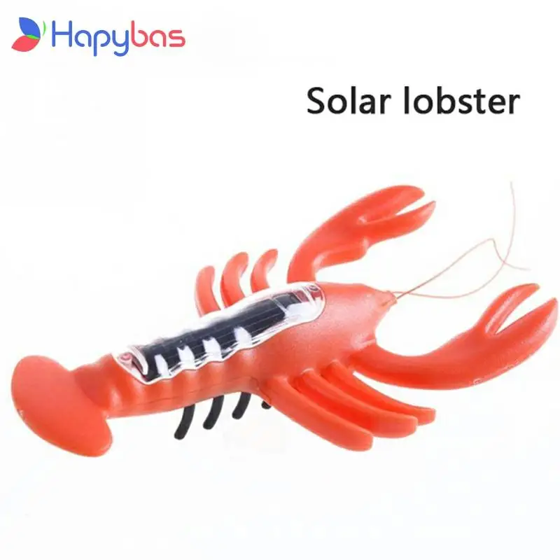 

2021 Promotion Juguete Solar shrimp Funny Gadgets Kids Solar Toys Power Energy Lobster Children Teaching Fun Gadget Toy Gift
