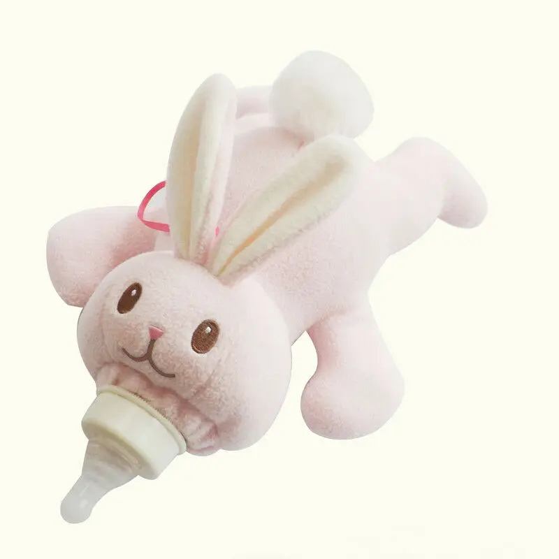 

2019 New Hot Sale Cute Baby Kids Cartoon Feeding Bottles Bag Lovely Milk Bottle Pouch Cover Toy Rabbits Elephants Bottle Bags