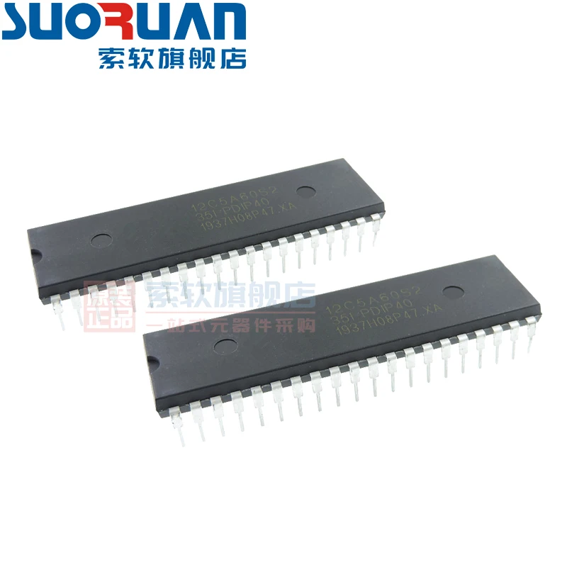 Бесплатная доставка STC12C5A60S2-35I-PDIP40 8051 10 шт. | Электронные компоненты и