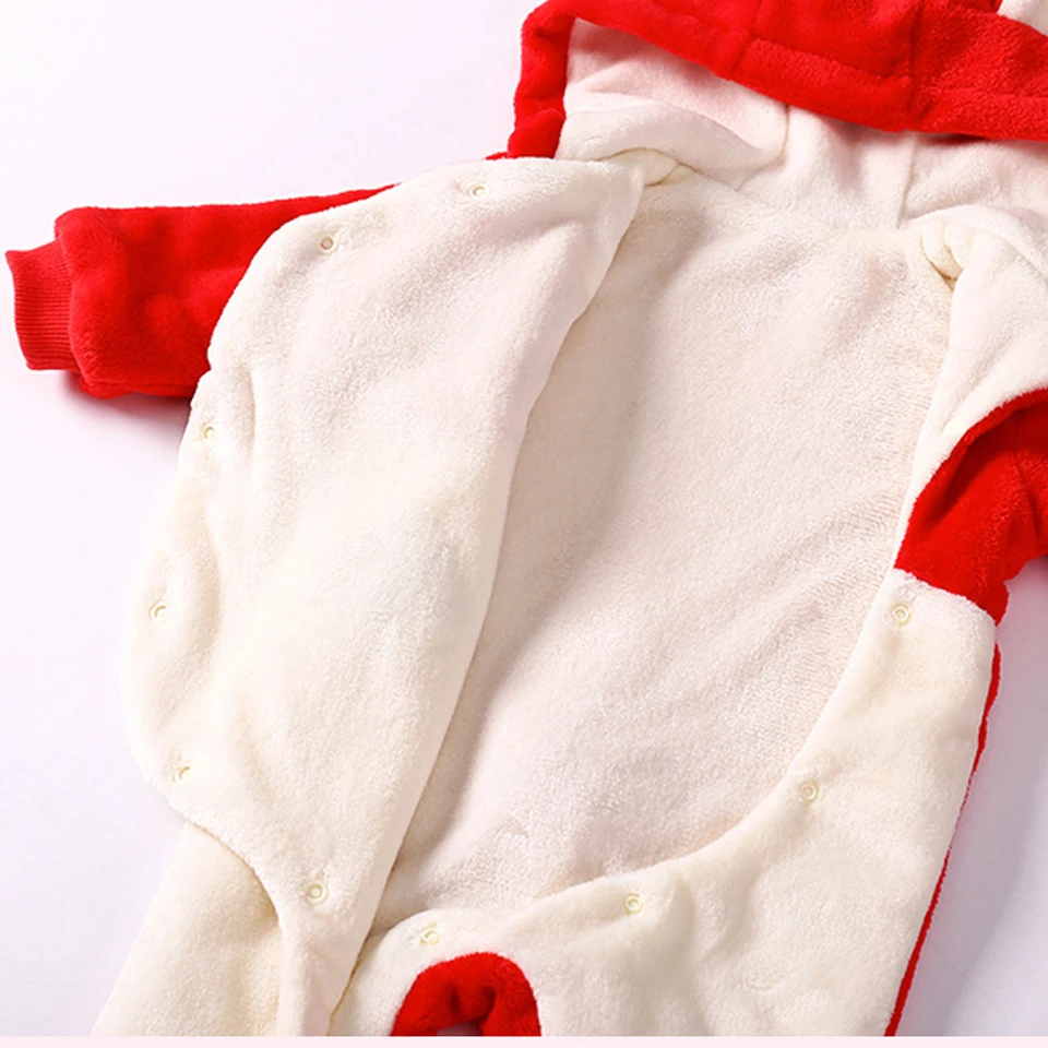 Одежда для новорожденных детские комбинезоны с медвежонком девочек зимний