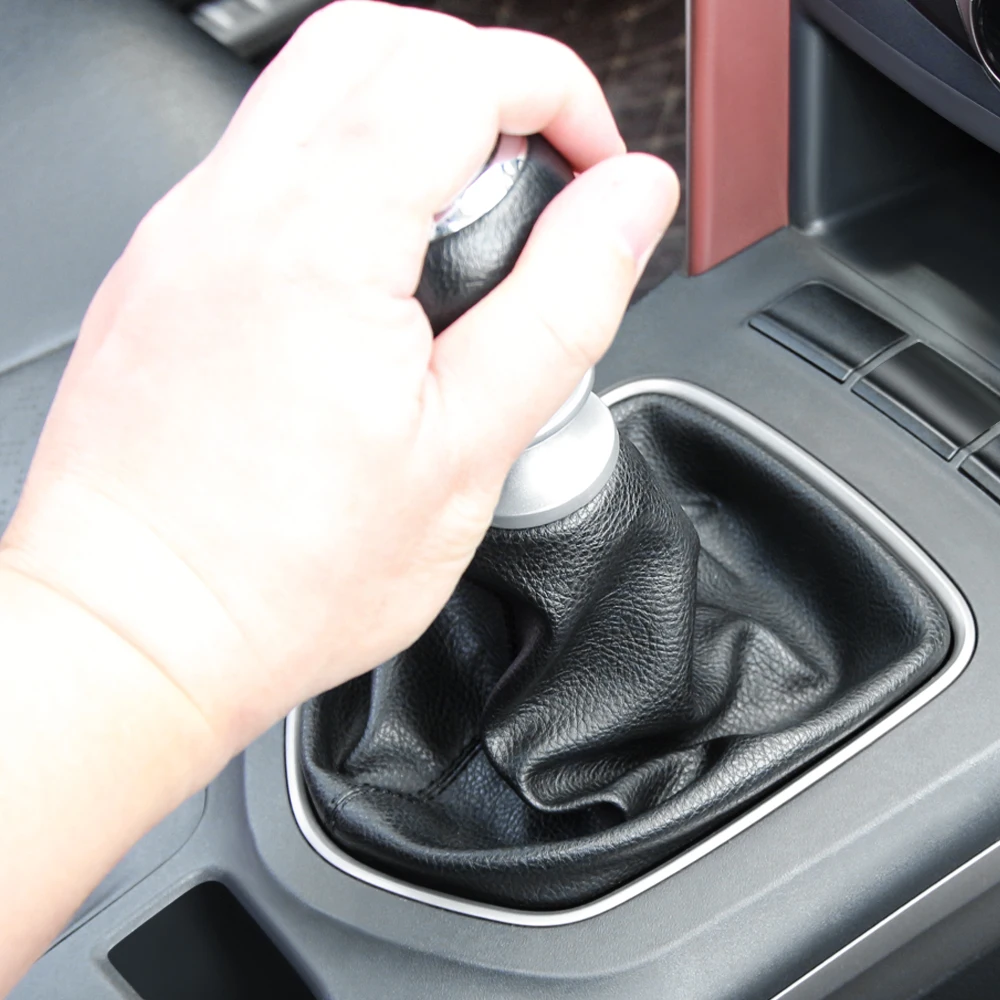 Универсальные кожаные переключатели передач для Nissan Qashqai J11 J10 Juke X-trail Skoda Октавия