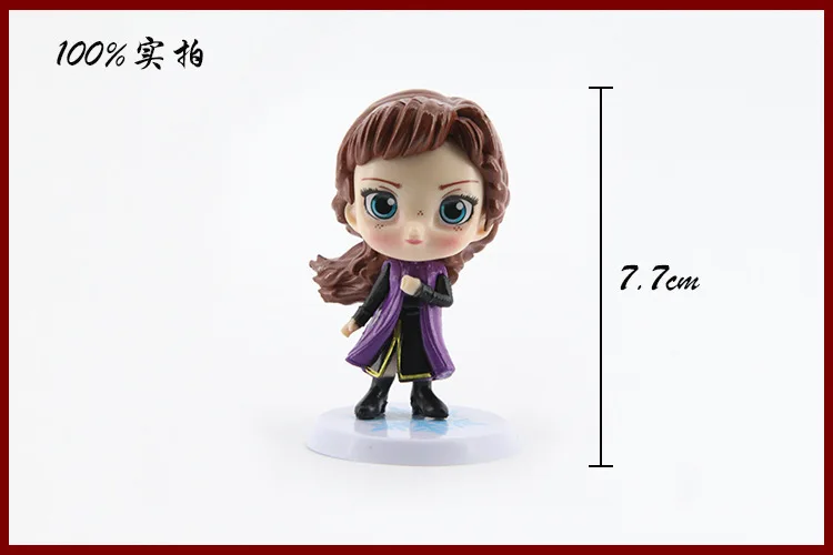 Экшн-фигурка персонажа Диснея Холодное сердце модель Q набор Королева Эльза Анна