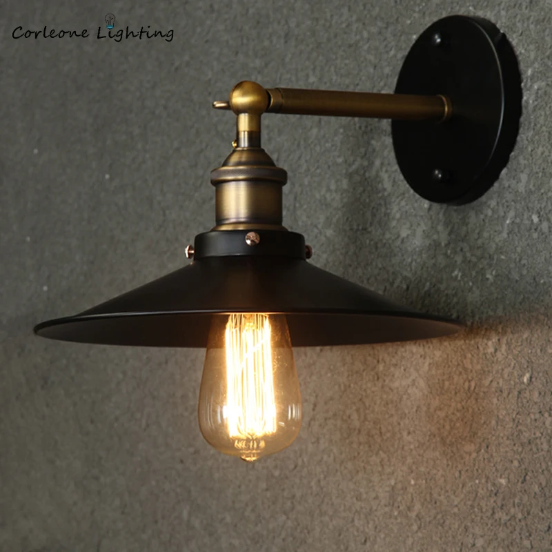 

Retro Wall Lamp Vintage Industrial Wall Lamps Iron Loft Sconce Wall Lights Bedroom Lamp E27 Bar Cafe Home Decor Light Fixtures
