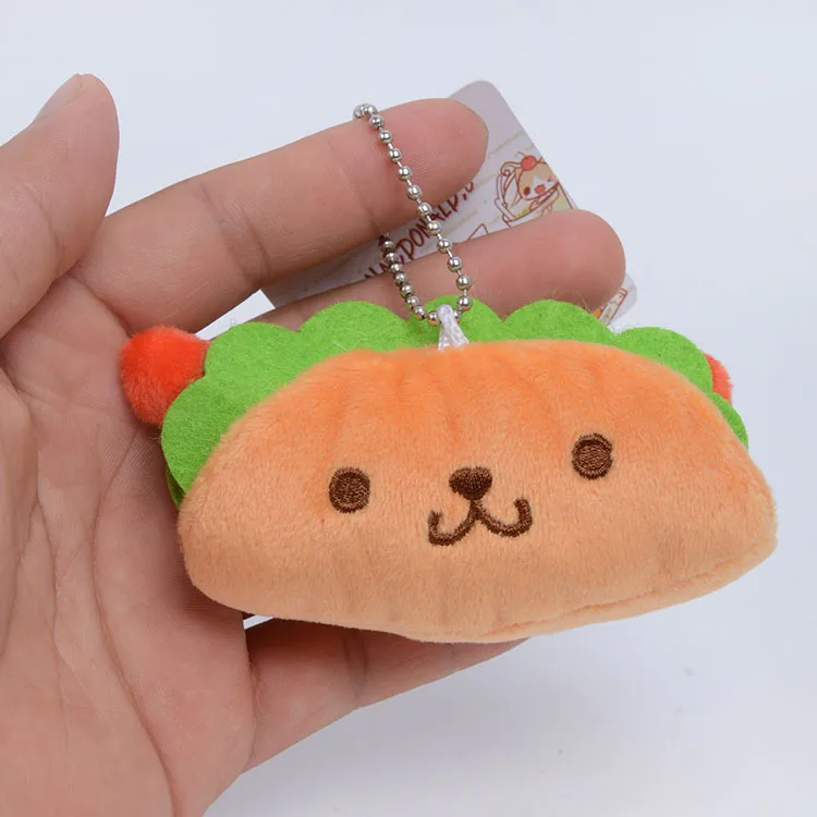 Креативная еда гамбургер хот-дог картофель фри плюшевый брелок игрушка для куклы