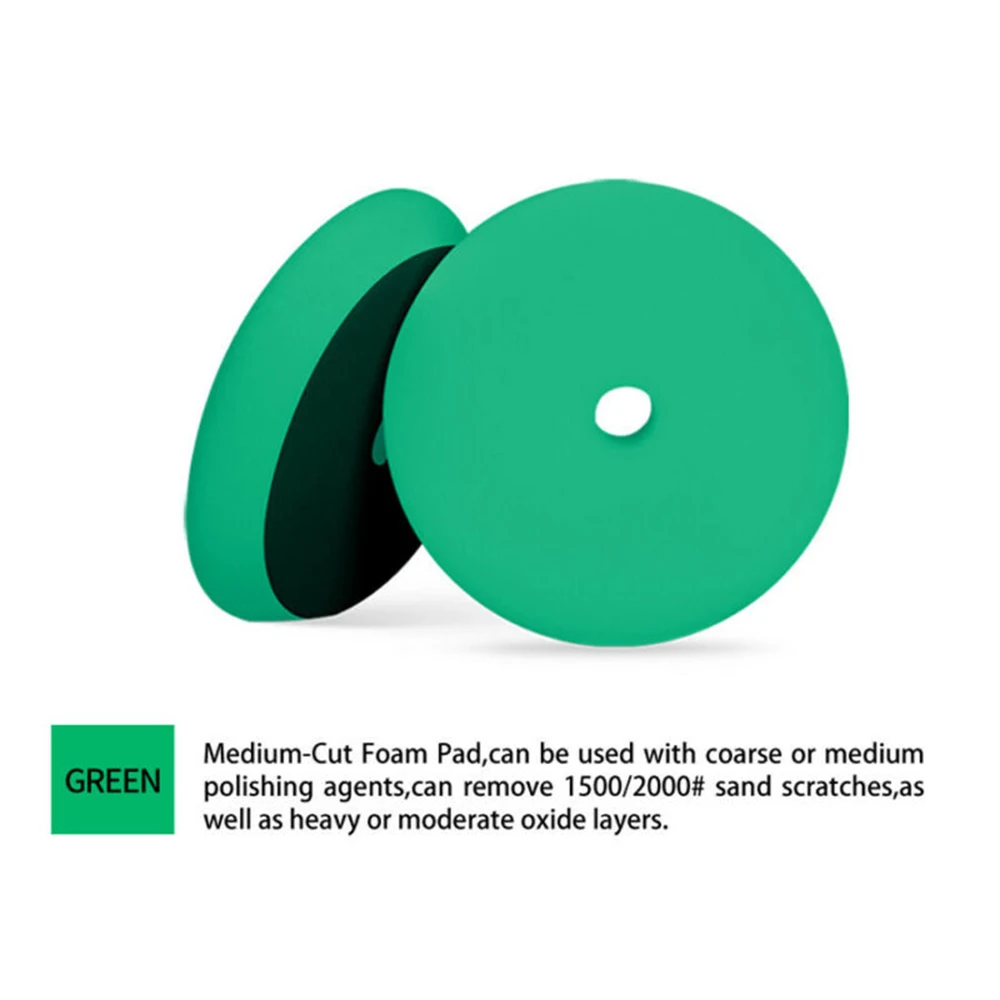 

5Pcs Sponge Polishing Pad 6\" Accessories Parts Replacement High Quality