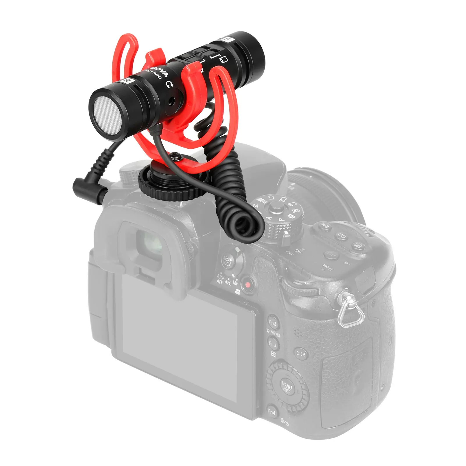 BOYA BY-MM1 PRO двойной головкой на штативе и микрофона видеокамеры суперкардиоидный