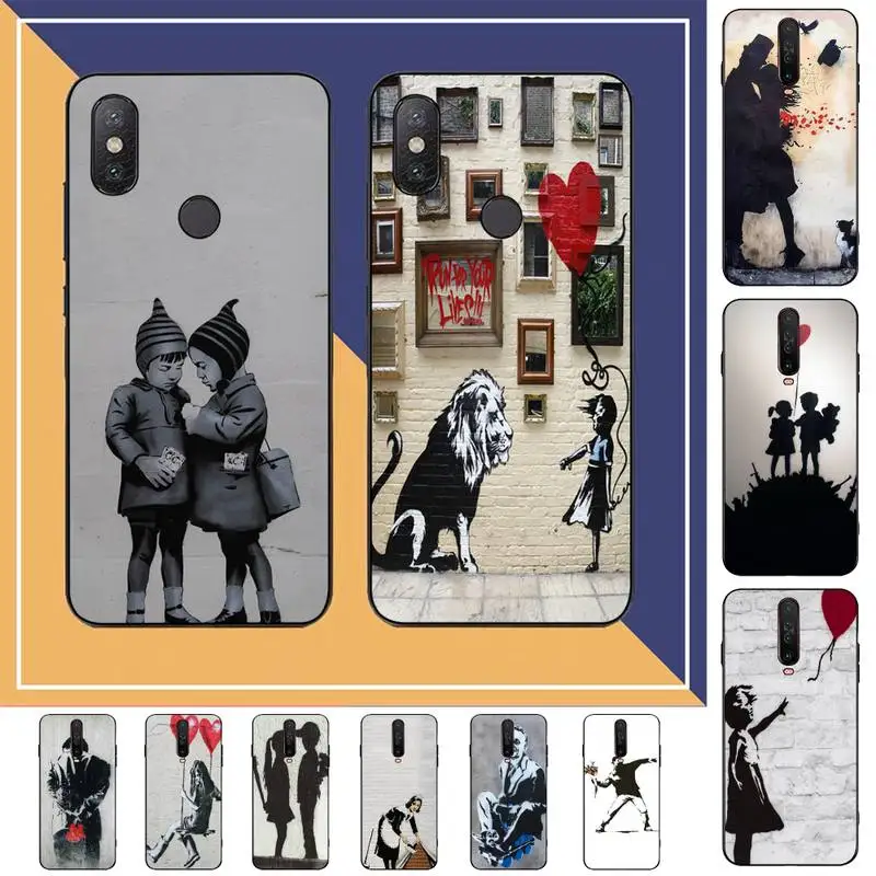 

Art Banksy Phone Case for Redmi Note 8 7 9 4 6 pro max T X 5A 3 10 lite pro