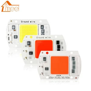 COB светодиодный чип 10 Вт, 20 Вт, 30 Вт, 50 Вт, лампа COB в, IP65, умный Драйвер IC, Холодныйтеплый белый Светодиодный прожектор, прожектор