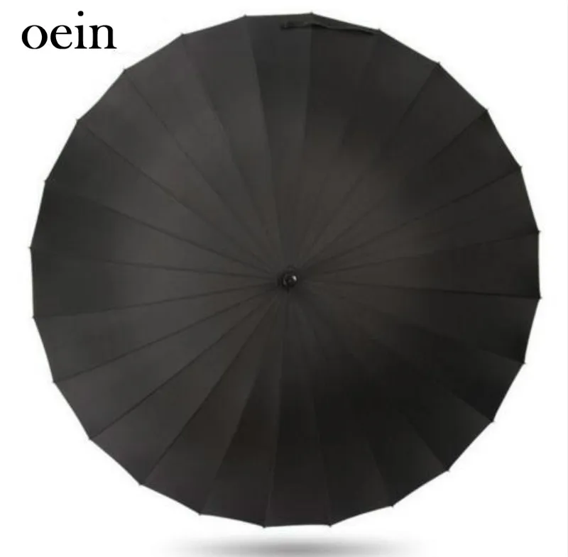 Зонт с 24 костями для мужчин и женщин безопасный большой ветрозащитный длинной