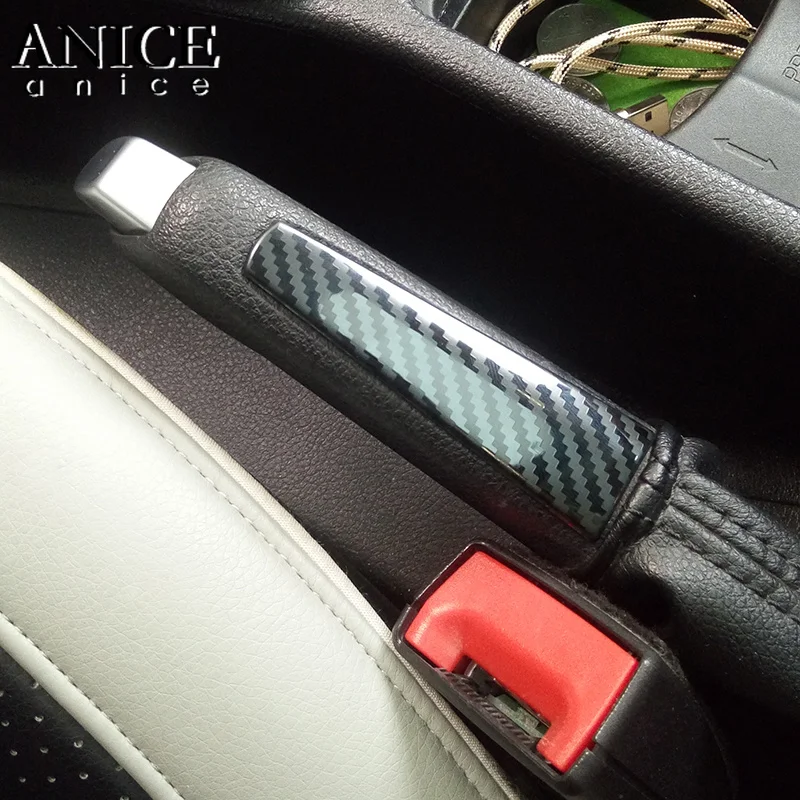 Чехол из нержавеющей стали для стояночного ручного тормоза и ручки углеродного