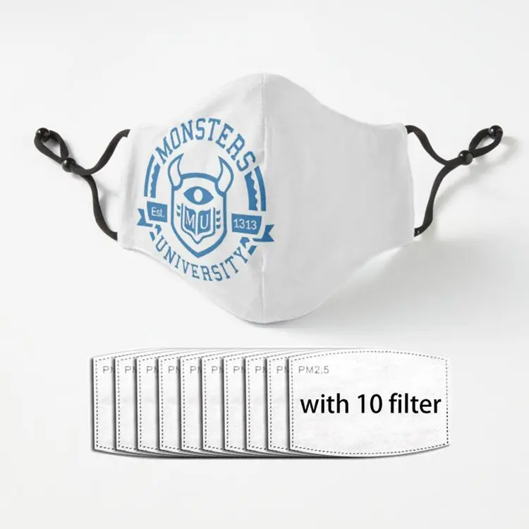 

Многоразовая дышащая брикет с фильтрами, тканевая маска для рта для взрослых, моющаяся многоразовая маска для рта