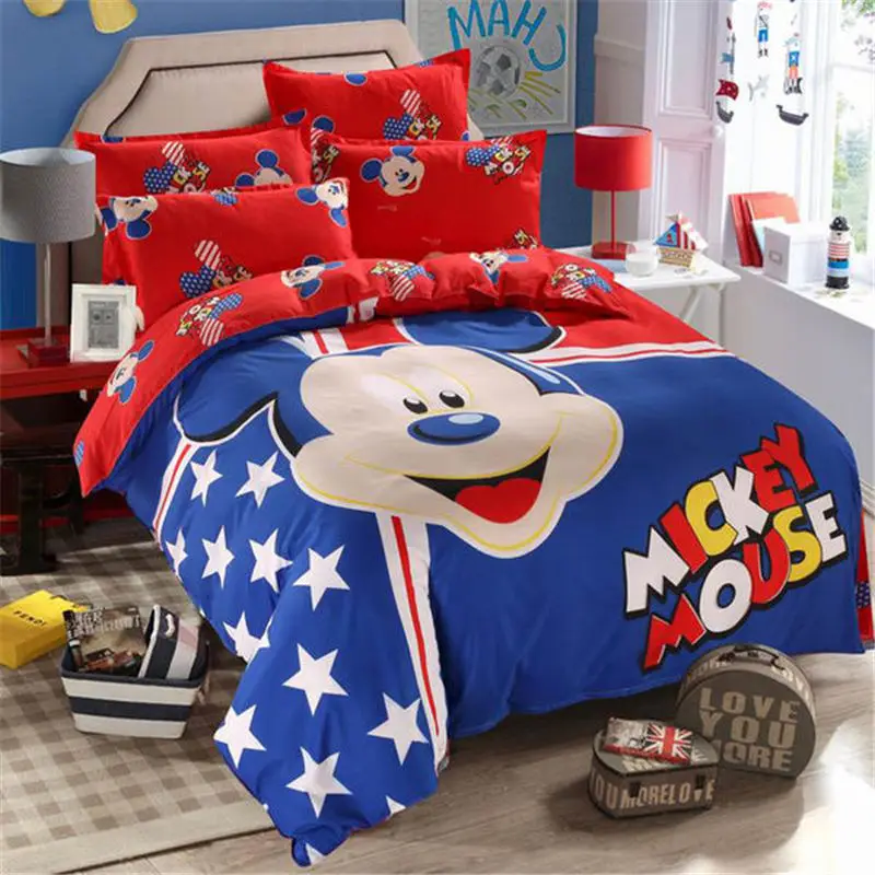 

Disney Baymax Big Hero Bedding Queen Bedspread Twin Quilt Duvet Cover Set for Kids Home Textile Boy's Bed Linen 3-4 pieces Child