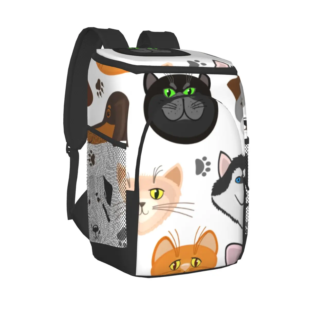 

Большая сумка-холодильник Thermo коробка для ланча и пикника, изолированный рюкзак для собак и кошек, охлаждающая переноска, Термосумка через ...