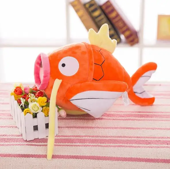 30cm Magikarp Пикачу плюшевая игрушка Jigglypuff Squirtle Mewtwo Charmander Gengar Psyduck Magikarp игрушки фильм Аниме Кукла Детская подарки на день рождения Sof - Цвет: 30cm Magikarp