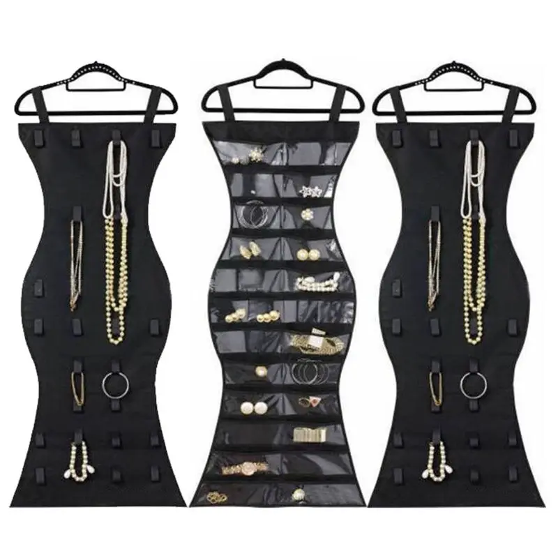 Органайзер для ювелирных изделий 24 кармана и 16 петель | Украшения аксессуары