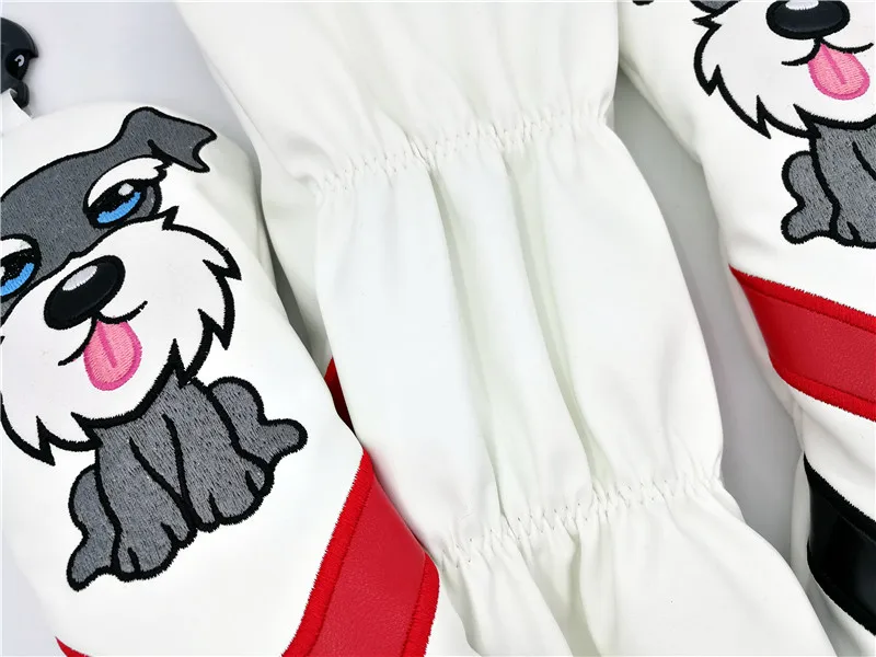 Новые чехлы для гольфа из искусственной кожи с милой собачкой водителем