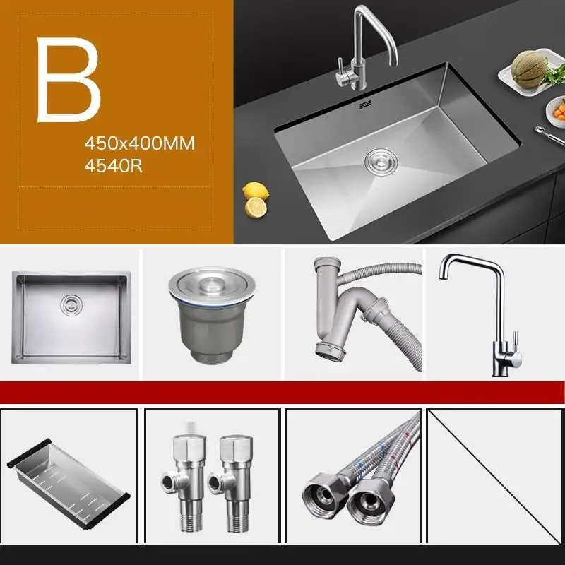 Встроенная Lavandino Banheiro Evier Acero Inox Portatil Lavello Cucina кухня Cuba Pia Cozinha Fregadero De Cocina раковина для мытья посуды