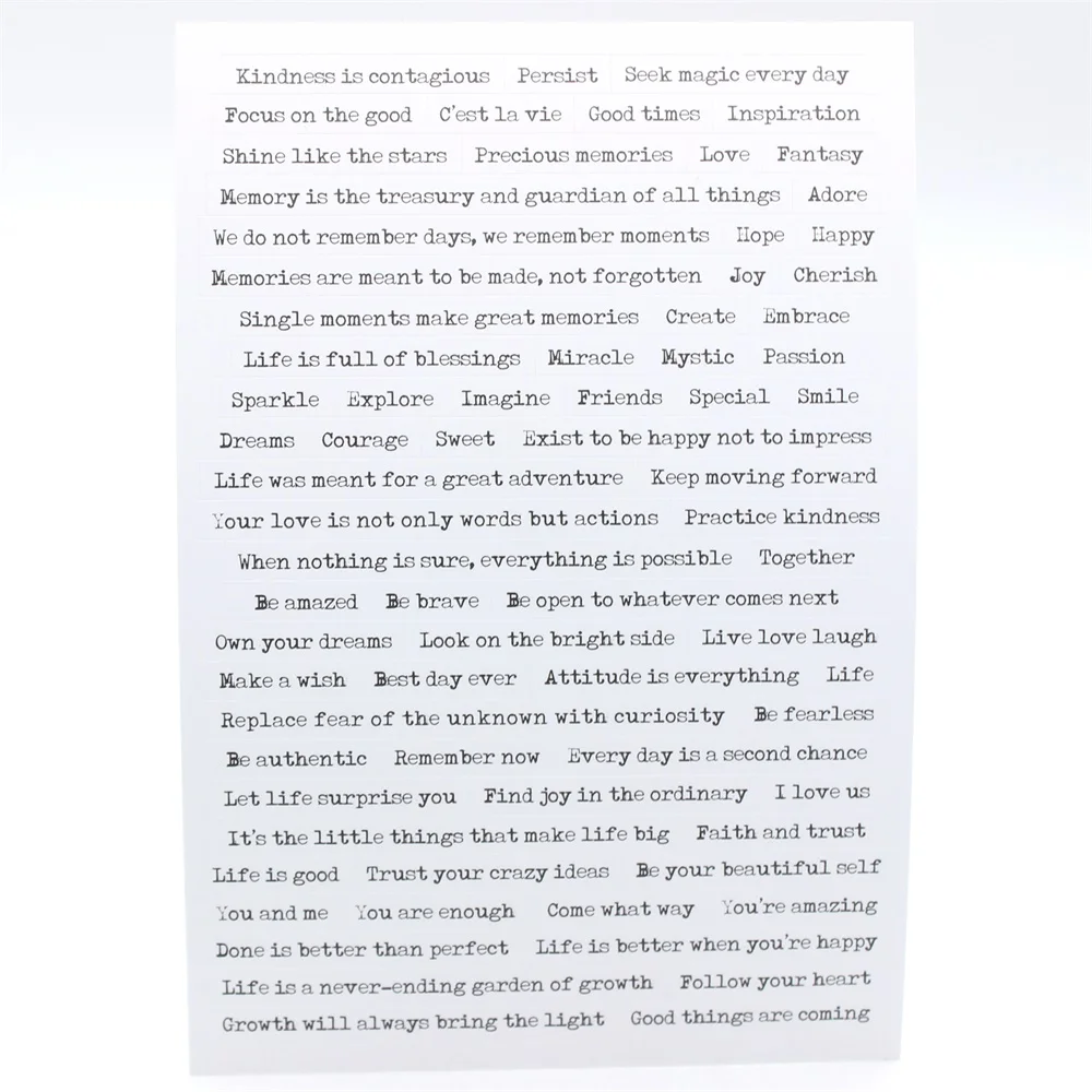 

KSCRAFT 4pcs Junk Journal Sentiment Stickers for Scrapbooking DIY Projects/Photo Album/Card Making Crafts