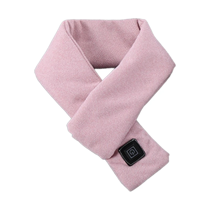 

Line Stripe Design Winter Warm Bib Scarf USB Charging Windproof Outdoor Sports