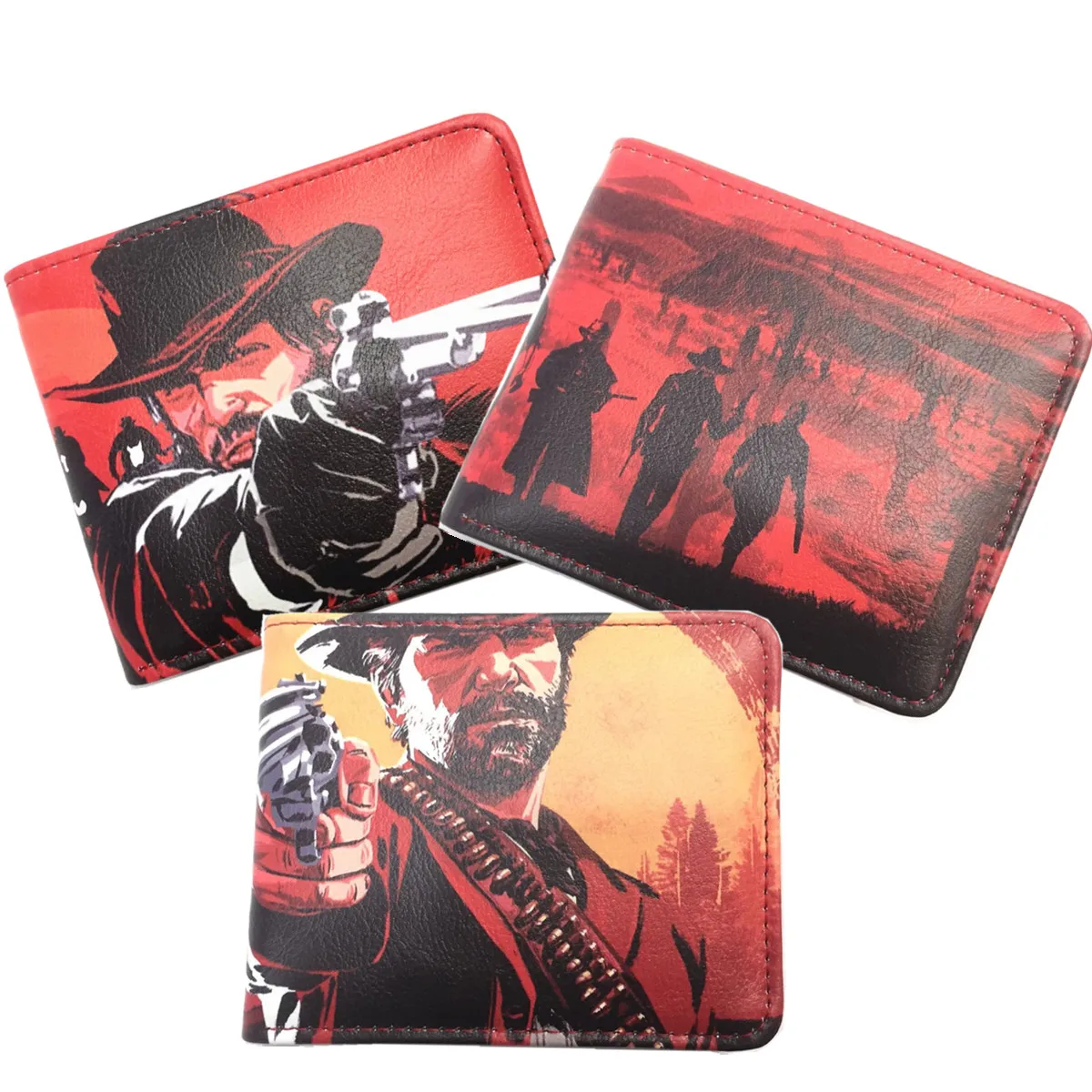 3 типа Red Dead: Redemption II короткий бумажник для мужчин и женщин мужской кошелек с