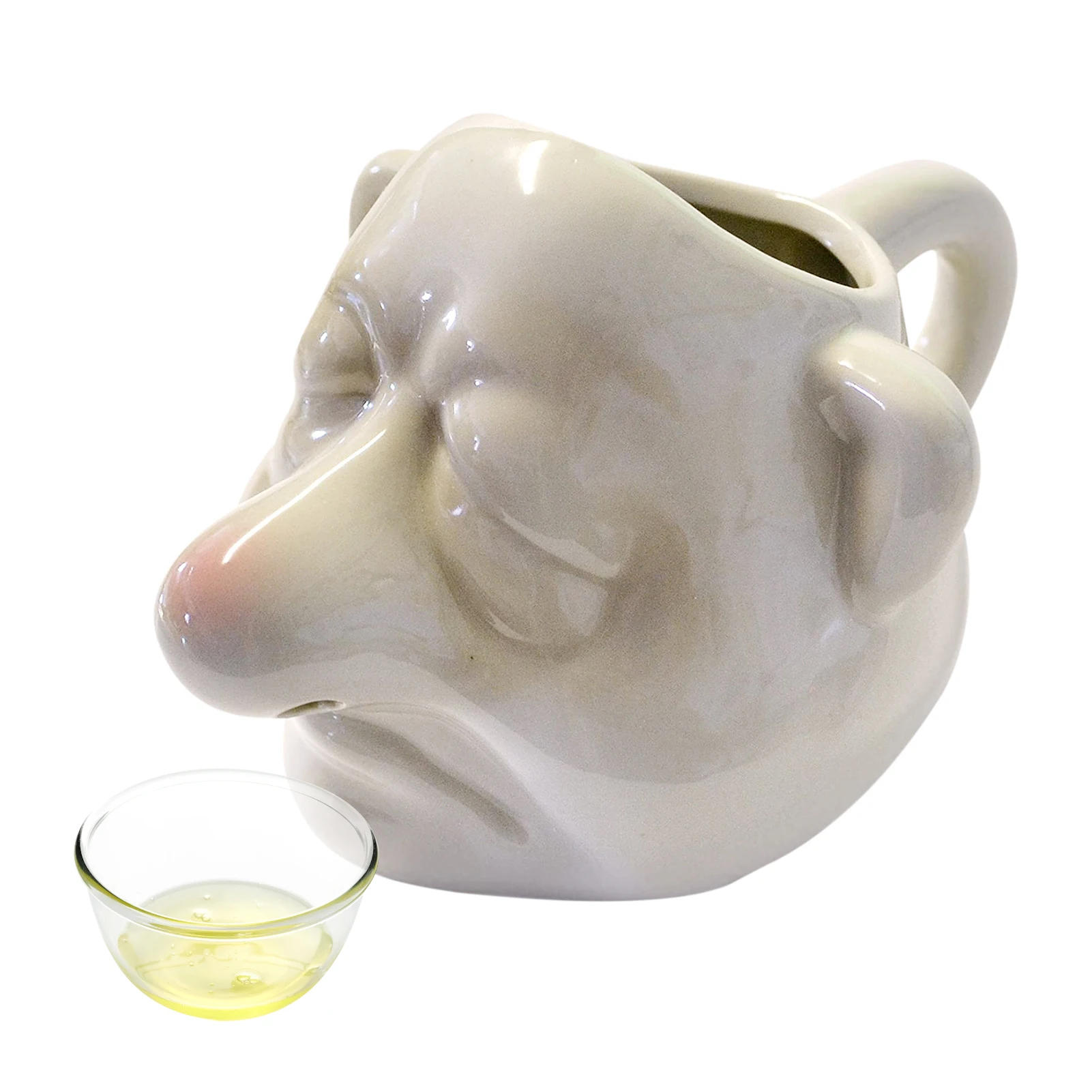 

Ceramic Egg Yolk Separator Kitchen Bogeyman Snot Egg Divider Tool separate egg quickly Easy to operate Novel and Interesting