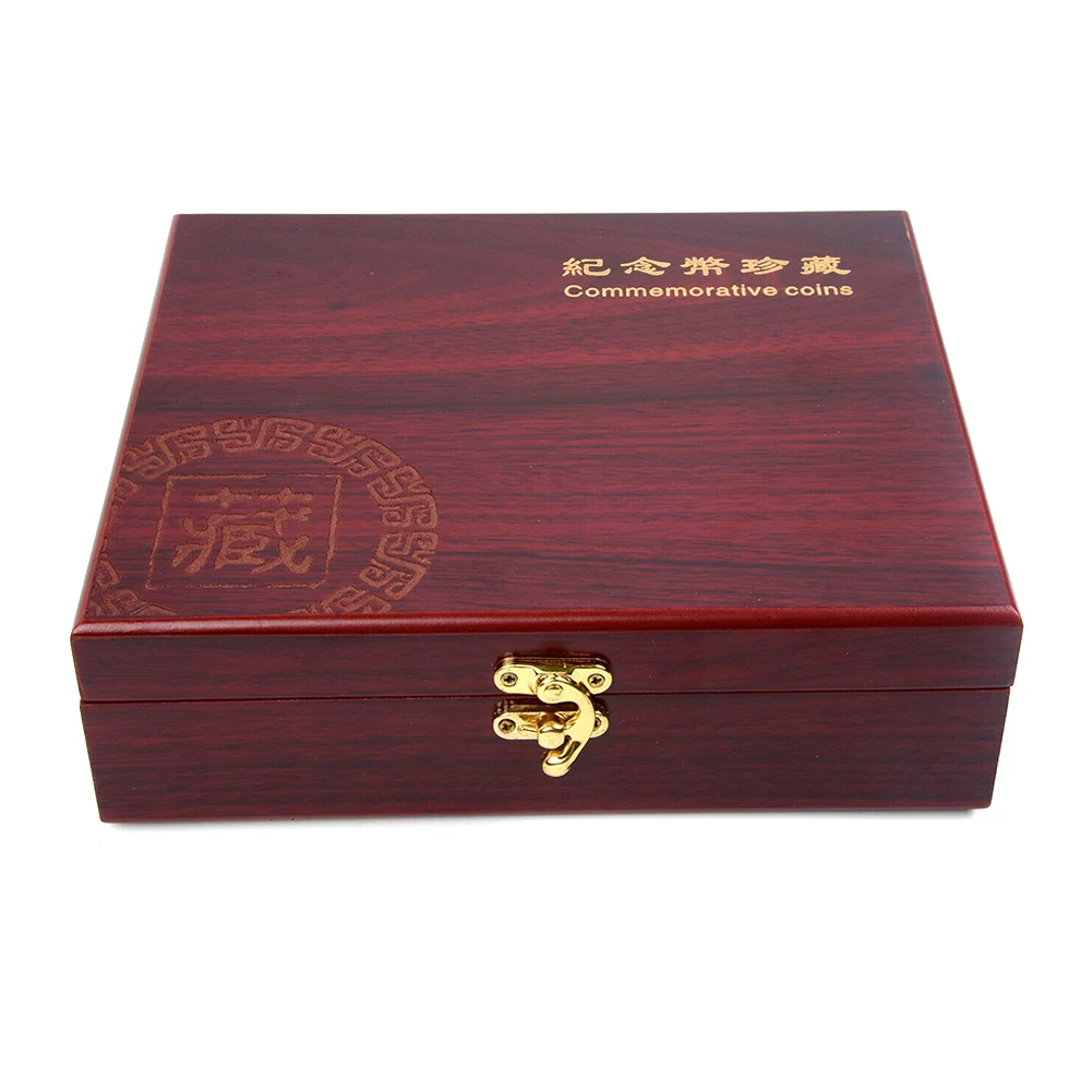 Economical 30 Pcs Round Coins Holders Storage Container Case Portable Wooden Display Box Collection ds99 |