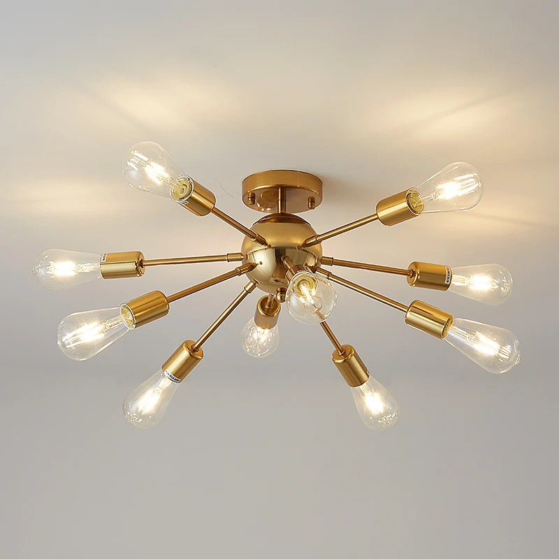 Chandeliers Modern LED 10 Lights For Living Room Bedroom Simple Household Indoor Lamps