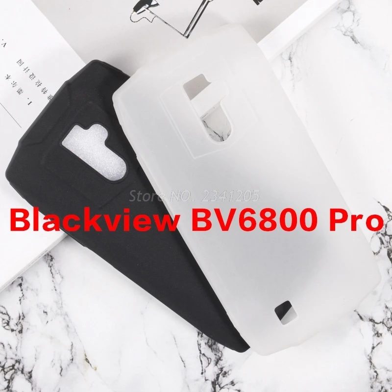 Мягкий черный чехол ТПУ для Blackview BV6800 Pro гелевый силиконовый защитный