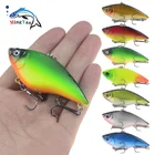 1 шт. жесткие рыболовные приманки 7 см 16g пластмассовая Вибрирующая жесткая искусственная приманка тройные Крючки Peche бас Щука Троллинг рыболовные снасти Pesca