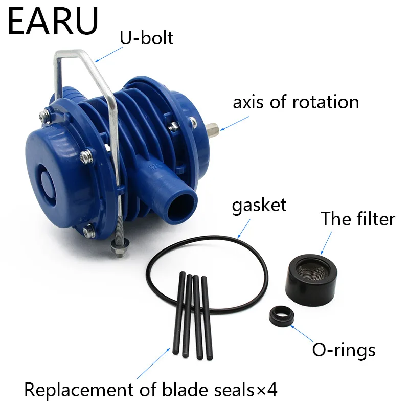 Бытовой микропоглощающий водяной насос с электродрелью мощный самовсасывающий