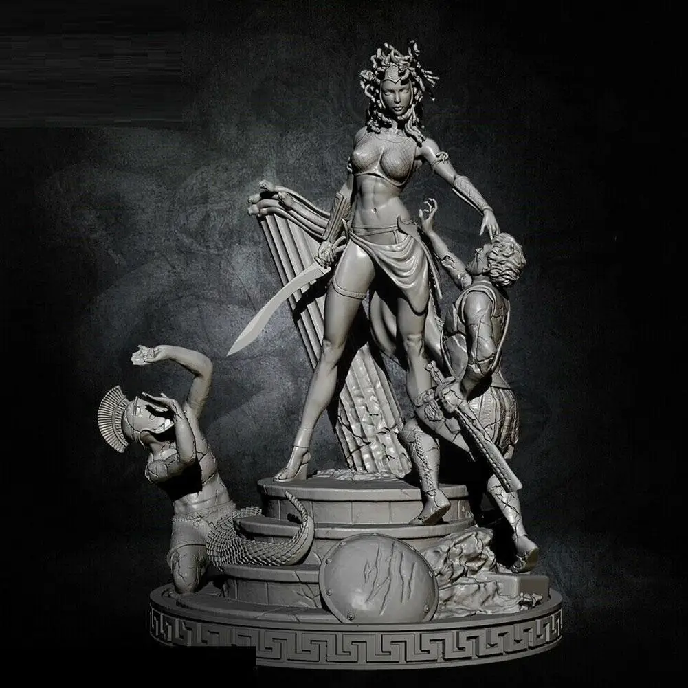 1:32 Scale Resin Figure Unpainted Model Kit Unassambled Collect Medusa Queen E3s0 | Игрушки и хобби