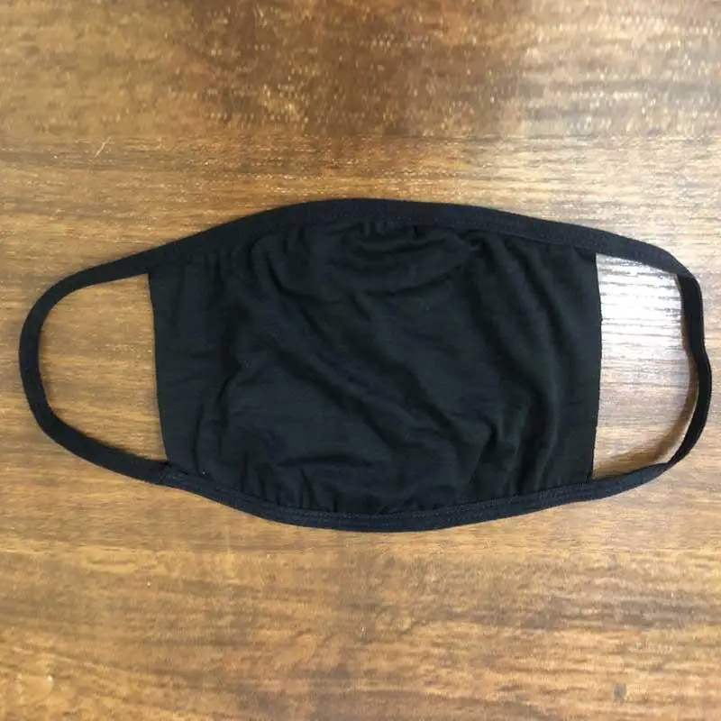 1 шт. маска для лица черная белая рта Многоразовые Моющиеся Непродуваемые летние