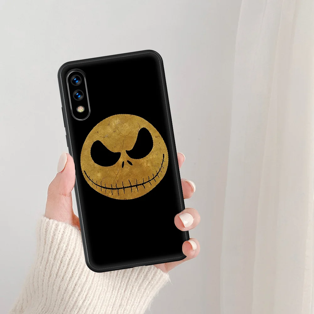 

Hot Jack skellington Fashion Silicone Phone Case For Huawei Honor 6A 7A 7C 8 8A 8X 9 9X 10 10i 20 Lite Pro Play black Coque 3D