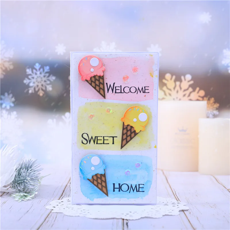 Eastshapeice пресс формы десерт металлические для изготовления карт Скрапбукинг