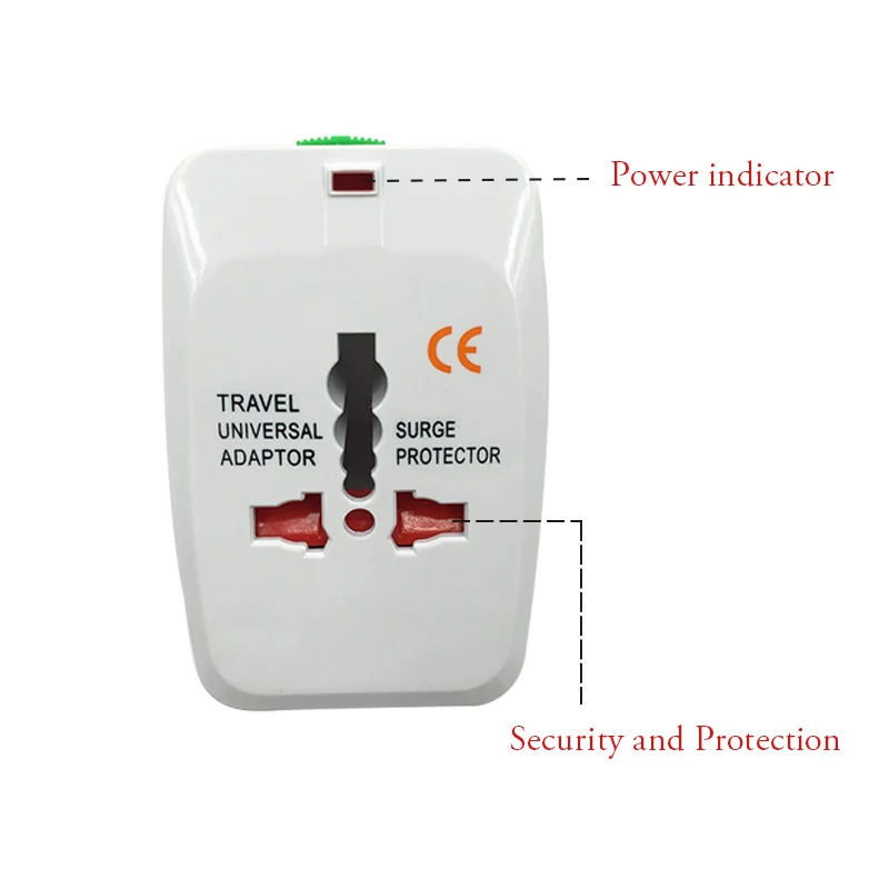 2 USB зарядка Универсальный дорожный адаптер Все в одном международный мир