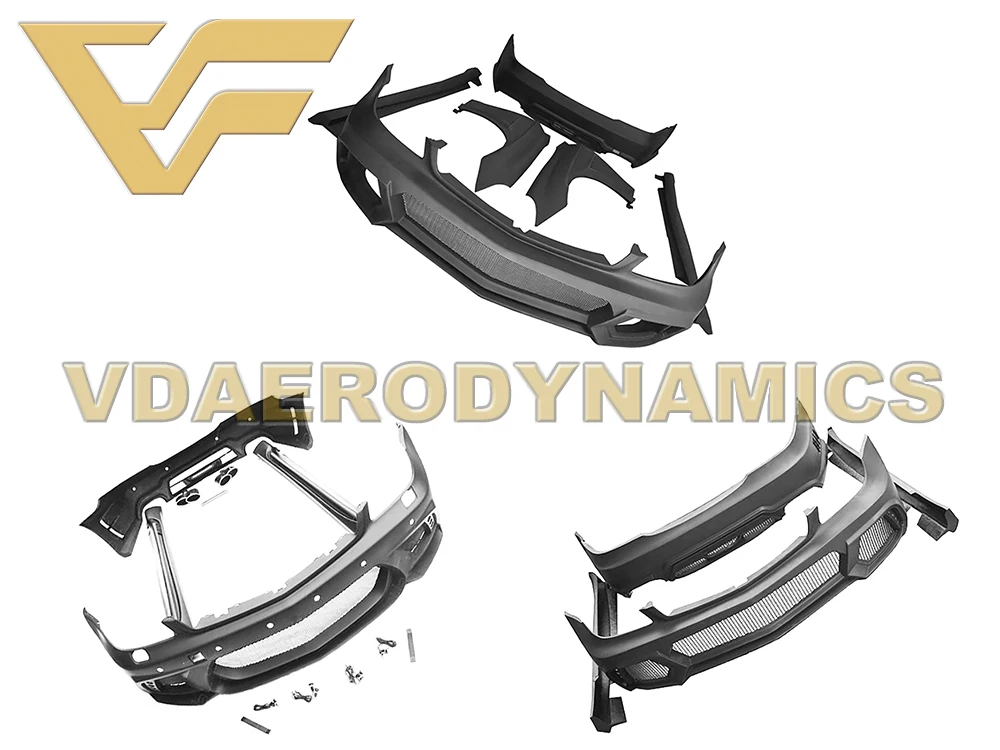 Полный комплект для переднего и заднего бампера боковая юбка подходит 04 10 Benz w222
